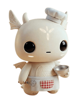 ExamLens chef dragon mascot